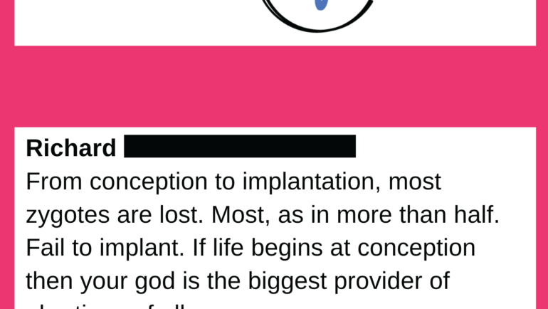 God is in Favor of Abortion