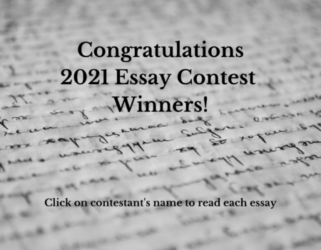 2021 Essay Contest Winners 2